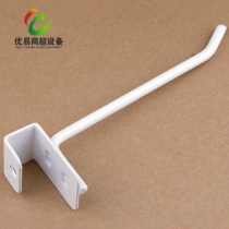 Supermarket shelves single-line adhesive hook square tube beam double-line adhesive hook small commodity jewelry adhesive hook mobile phone accessories adhesive hook