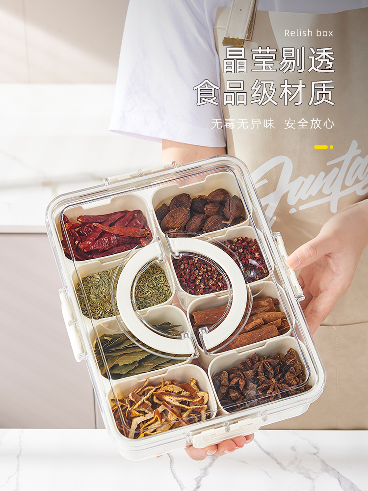 spice storage box home seasoning storage seasoning containers anise cinnamon pepper aniseed dried peppers kitchen spice box