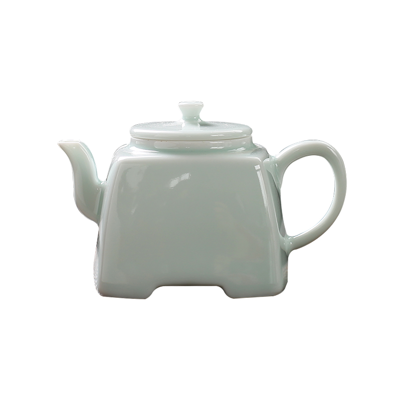 The Poly real view jingdezhen celadon teapot teacup single ceramic teapot household filtering small manual kung fu tea