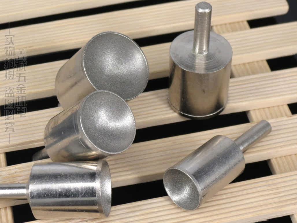 细砂窝珠器磨头 修圆打磨器 玉石琥珀吸眼磨头 凹珠棒 窝筒磨珠筒