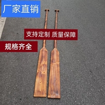 1 m - 3 m carbon burned to make old oar retro restaurant decorated wooden paddle stage show props solid wooden paddle
