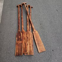 0 6 - 3 m carbon rotor made old retro restaurant decoration wooden stage show props solid wooden boat oars