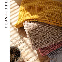 I love life chenille floor mat toilet door carpet bathroom toilet water absorbent non-slip foot mat door home home