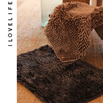 Chenille new bathroom absorbent non-slip mat home toilet toilet door mat bedroom door inside bedside carpet