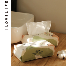 Disposable thickened facial towel womens beauty cleanser baby cotton home extraction cotton soft towel 60 draw 6 packs