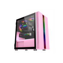 Sahara Shenguang No 6 pink white black game full side transparent chassis RGB colorful luminous computer chassis