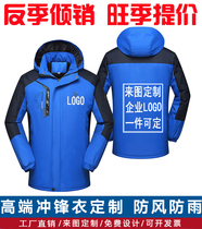 Submachine clothes Custom Enterprise Advertising Shirt Mens big code jacket Foreign selling express work clothes Inprint LOGO windproof and rain-proof