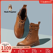 (Shopping mall same model) diubuk 2021 Winter New Dark Martin boots female fashion women boots lace D2R04DZ1
