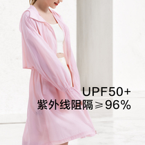 Banana Feizhu Summer UV-proof extended jacket sunscreen clothes sweat-absorbing breathable long-sleeved windbreaker sunscreen women