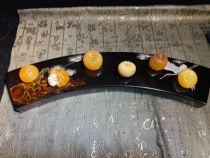 South Song painter Tomato Turquoi Stone Sculpture Pure Hand Authentic Authentic Indonesian Gold Fields Yellow Yaan Green Shoushan Stone