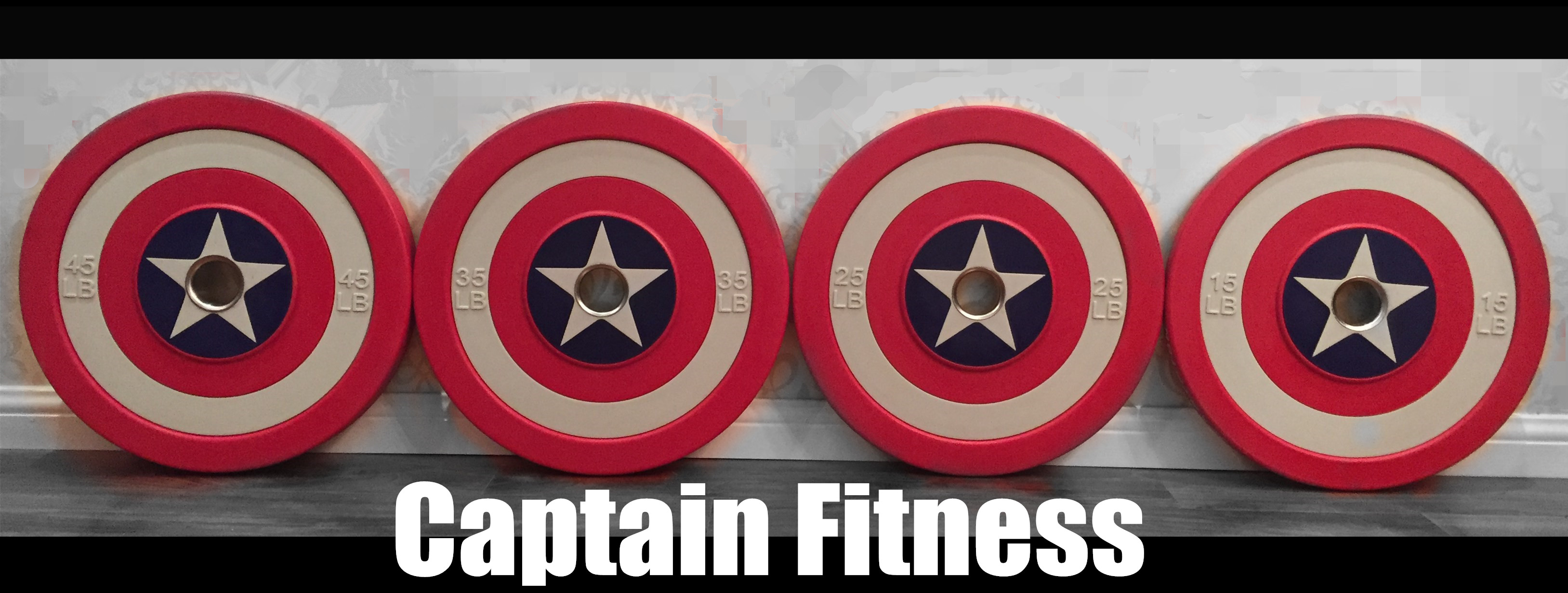 美国队长杠铃片 pu铃片 每磅8元