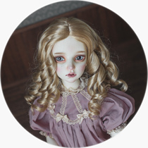 (Dolly Planet) BJD imitation mohair wig Medium elegant curls QQ-49 * Qiu Shi*