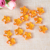 28mm large five-pointed star beaded acrylic imitation crystal transparent loose beads beads handmade string jewelry beads