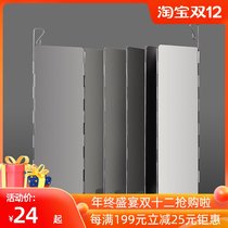 Card-type furnace weatherboard alcohol furnace head stove aluminum windproof belt latch delivery bag 10 pieces