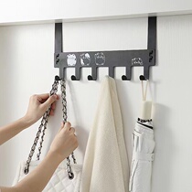 Door rear hanger hanger hanger free from punching bedroom door back style wall-mounted Hook Dormitory Door Clothes containing shelve