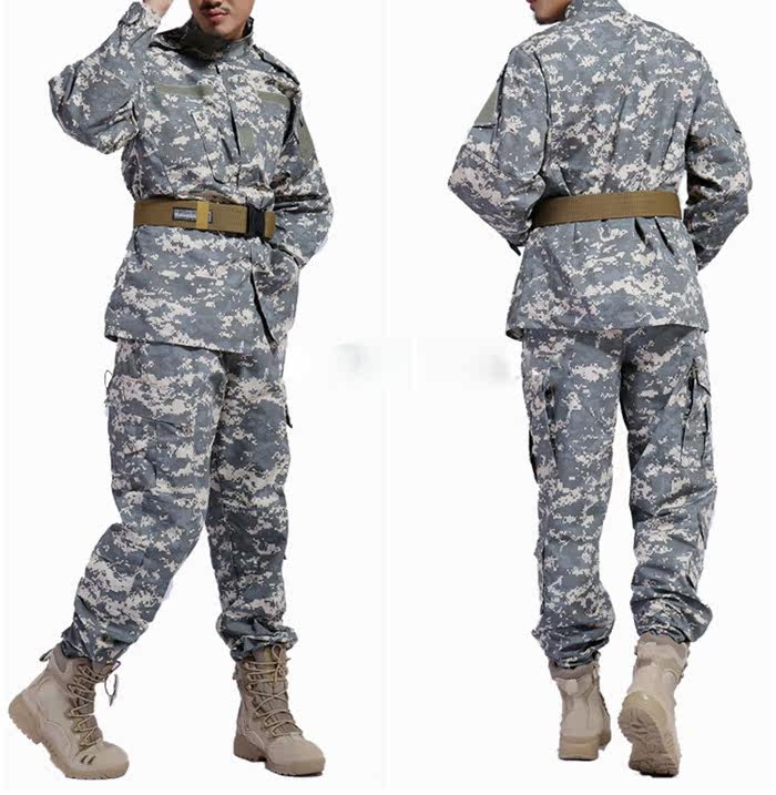 acu迷彩服套装acu数码迷彩服美式迷彩服野战套装美国作训服伪装服_双