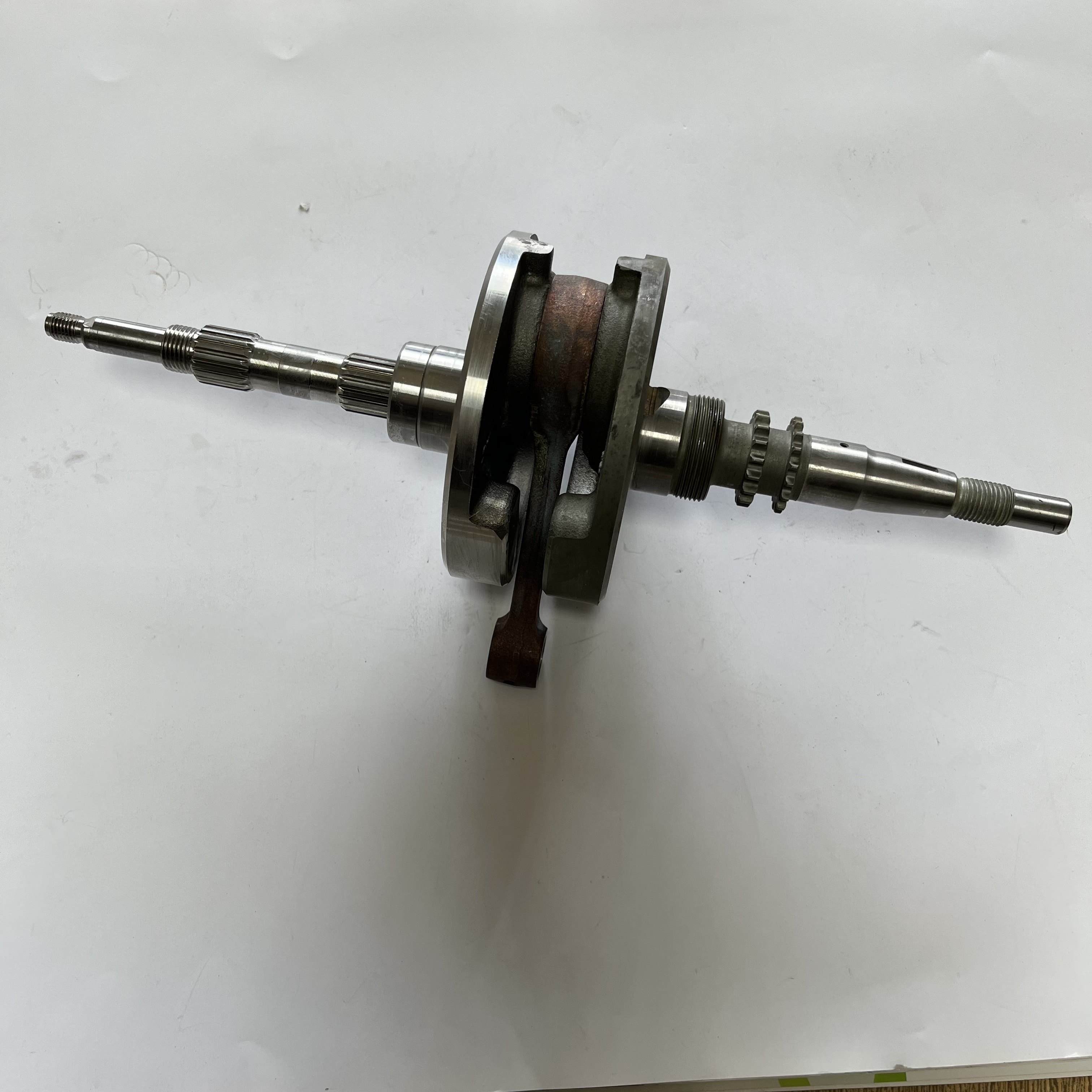 适用金城铃木天客sj125t uc125曲轴连杆总成 原装进口货