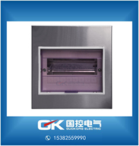 Stainless steel 304 board home decoration 8-circuit indoor lighting distribution box strong electric air switch box PZ30 dark surface installation