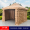 3 * 4 thatched pavilion+thatched fence 8CM column