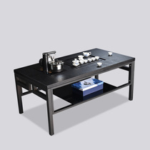 Fire Stone Net Red Office Coffee Table Combination Living Room Tempered Glass Drinking Tea Table Simple Modern Tea Table Induction Cooker