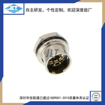 JLT-RBNR8 factory direct sales Hangjia Unicom 2-core 4-core 6-pin M8 miniature electrical connector empty socket