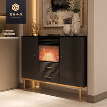 Dining side cupboard Living room leaning against wall Tea Water cabinet side cabinet Home Cupboard With Fireplace Modern Minimalist Disposal Cabinet Wine Cabinet