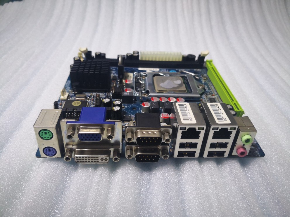 itx-m61x62a工控主板 1155针cpu mini工控主板 6个com口 芯双控