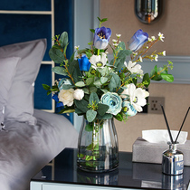 Nordic light luxury original homemade simulation flower set fake flower set fake flower bouquet modern simple living room decoration plastic flower decoration