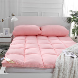 Thick mattress tatami mattress 10CM warm 1.2m bed sheet double 1.5 1.8m bed feather velvet cushion quilt