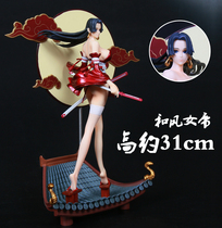 One piece of the KT and the wind female emperor snake Ji Han Cook and the country hand-run model ornaments statue