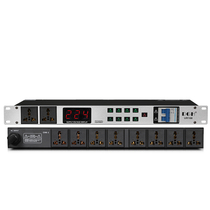 DGH professional 8-way power sequencer Stage 10-way socket sequence control manager filter computer central control