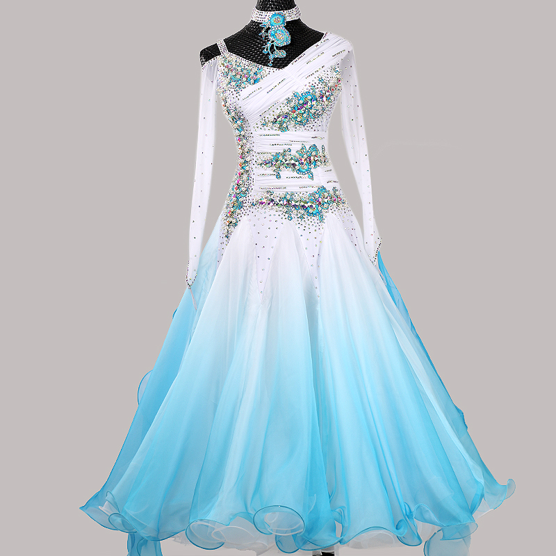 Custom size competition ballroom dance dresses for women girls National