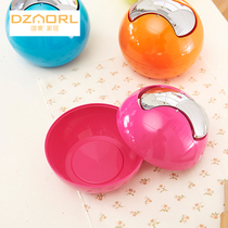 Rocking cover sanitary bucket creative spherical office desktop car small trash can mini grocery bucket dressing table storage