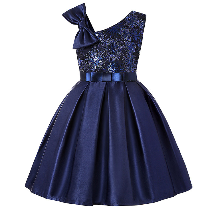 платье girls elegant wedding princess dress kids party formal dress