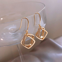 Sturbolea fashion earrings female 2021 new commuter Joker all temperament earring ear hook silver needle ear jewelry