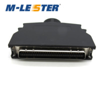 Meng Leitsut MD68M-K-AL SCSI68pin shrapnel plastic shell connector HPDB68 male welding wire connector
