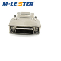 Meng Leitsut FMD26M-AL SCSI26pin iron shell straight wire outlet connector HPDB26 core male welding wire type