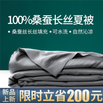 Huang Gulin silk quilt 100%mulberry filament Summer cool quilt air conditioning quilt summer tencel thin quilt spring and autumn quilt core