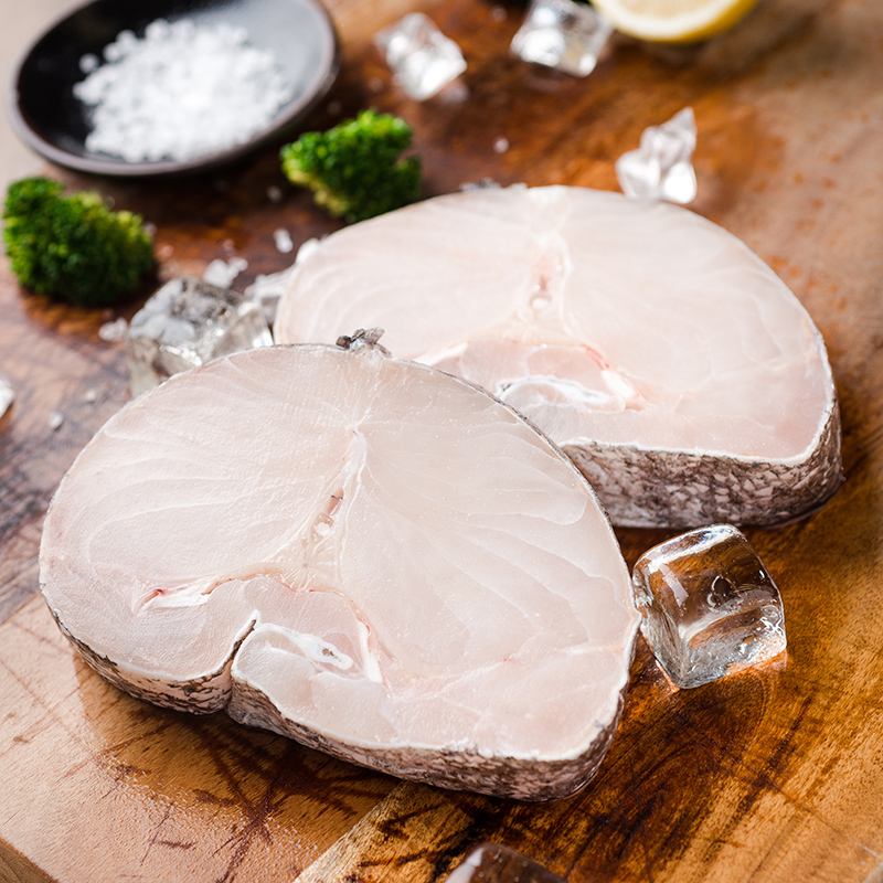 【天猫超市】阿拉斯加黑鳕鱼块320g 进口鳕鱼鱼肉冷冻海鲜