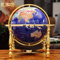 Gemstone Square Globe Office Ornaments Crafts Home Living Room Study Decorations Opening Gifts