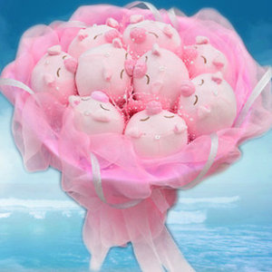 全国鲜花速递湖南郴州同城送花 情人节送花9只