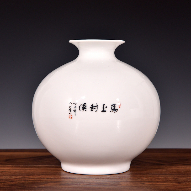 Vase living room place flower arranging modern home wine ark, adornment small place jingdezhen ceramics process