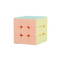 The cube 3 childrens puzzle toy enlightened the Macaron color decompressed boys and girls
