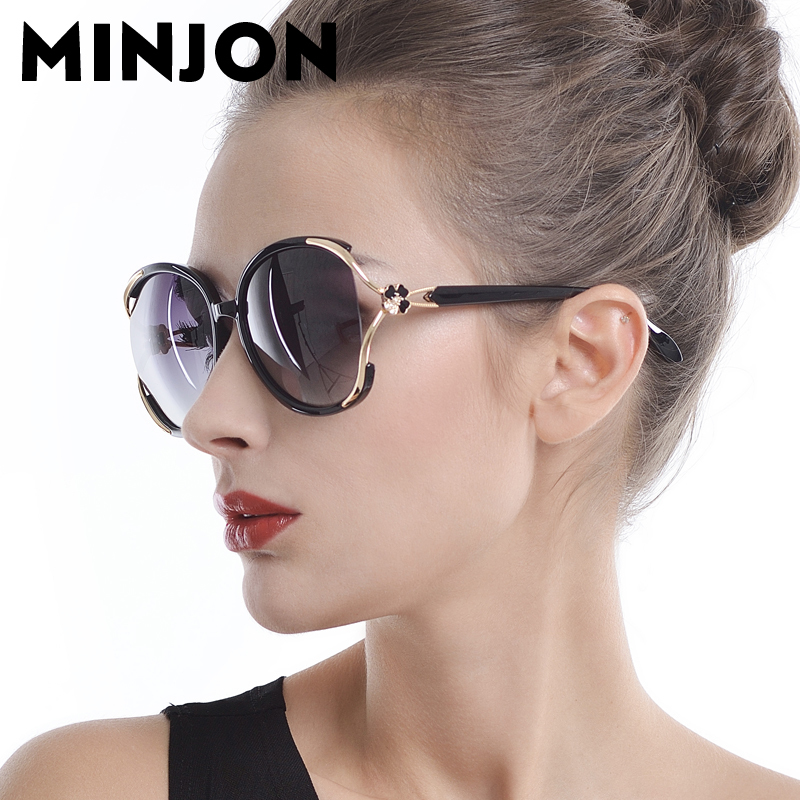 Anti-UV2021 Large Frame Polarized Ladies Sunglasses New Fashion Driving Glasses Tide Round Face Thin Sunglasses
