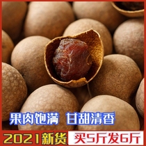 Guangxi farm dry goods new products 4A longan dried longan meat dry Bobai specialty 500g thin skin meat snacks