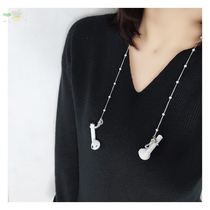 Pearl Glasses Chain Hanging neck Female Tide Ink Mirror Chain Mask Chain Ins Anti Fall God-Ware Bluetooth Headphones Anti-Lose Chain
