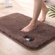 2021 new high hair thickened bathroom toilet absorbent ground mat bedroom into doorway anti-slip footbed plush rug