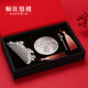 Shunqin Silver House S999 스털링 실버 헤어 빗 여성 10 마일 복숭아 꽃 발발 실버 빗 여성 홈 선물 기념관 Shunqin Silver House S999 스털링 실버 헤어 빗 여성 10 마일 복숭아 꽃 발발 실버 빗 여성 홈 선물 기념관