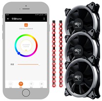 Patriot Moonlight treasure box A5 desktop case fan Aurora APP mobile phone water-cooled game silent fan