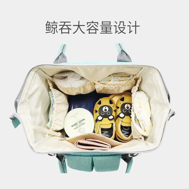 Mummy bag 2019 new fashion shoulder mother mother baby outing bag large capacity treasure mother with baby out backpack Mummy bag 2019 new fashion shoulder mother mother baby outing bag large capacity treasure mother with baby out backpack